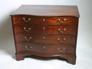 Serpentine chest of drawers